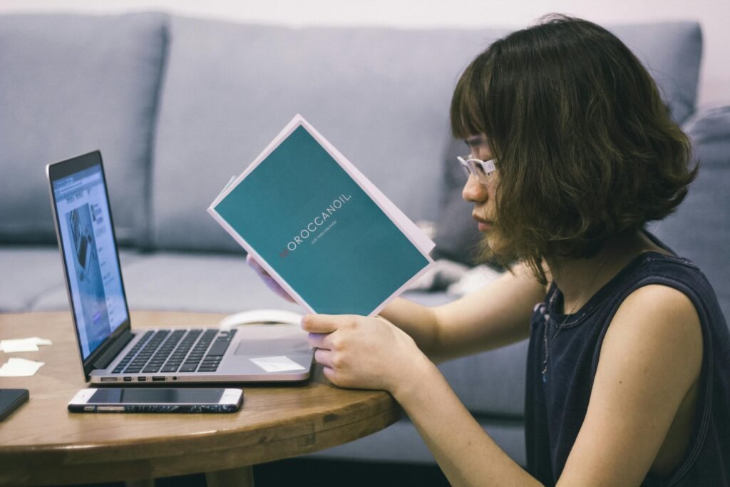 girl learning