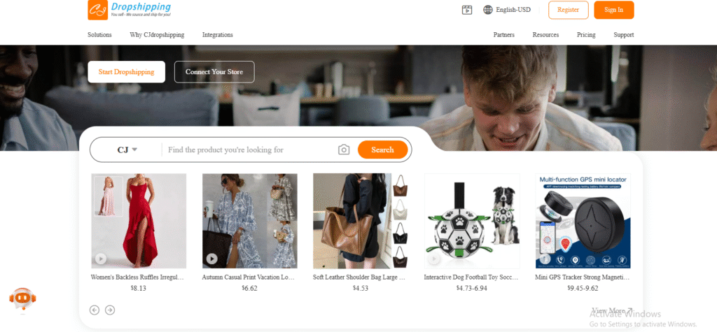 online work from home CJ DROPSHIPPING