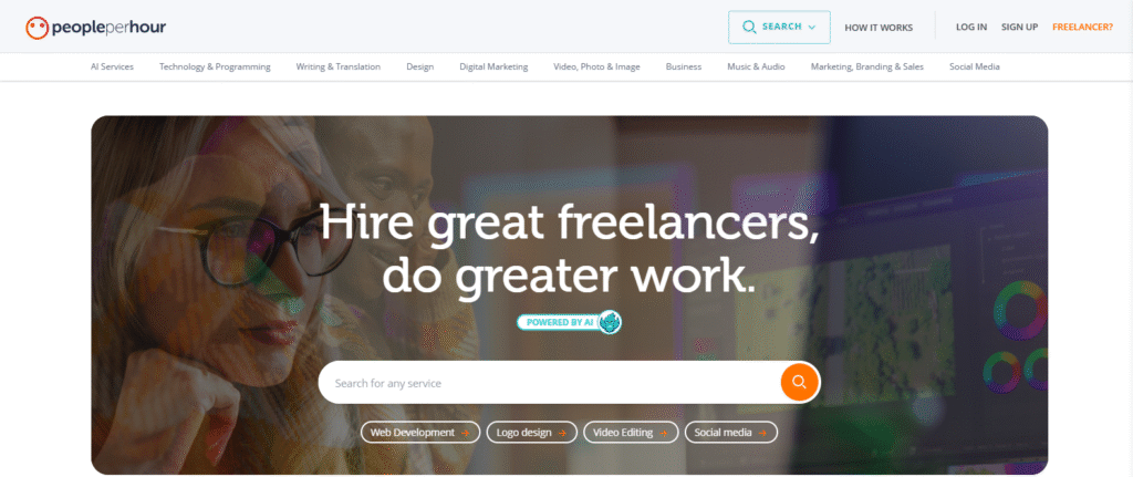 peopleperhour interface