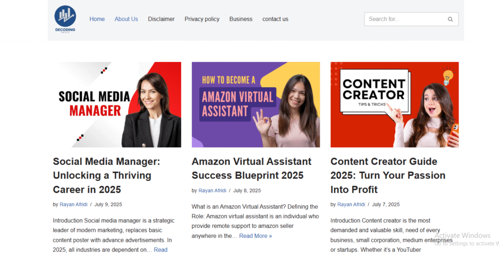 blogging website