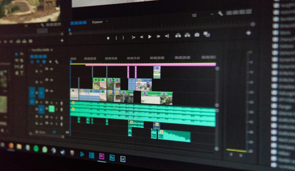 video editing software in computer