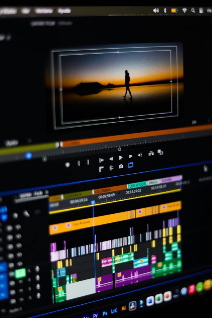video editing on computer