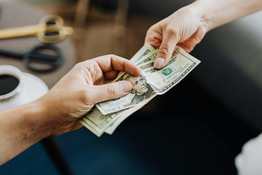 giving salary