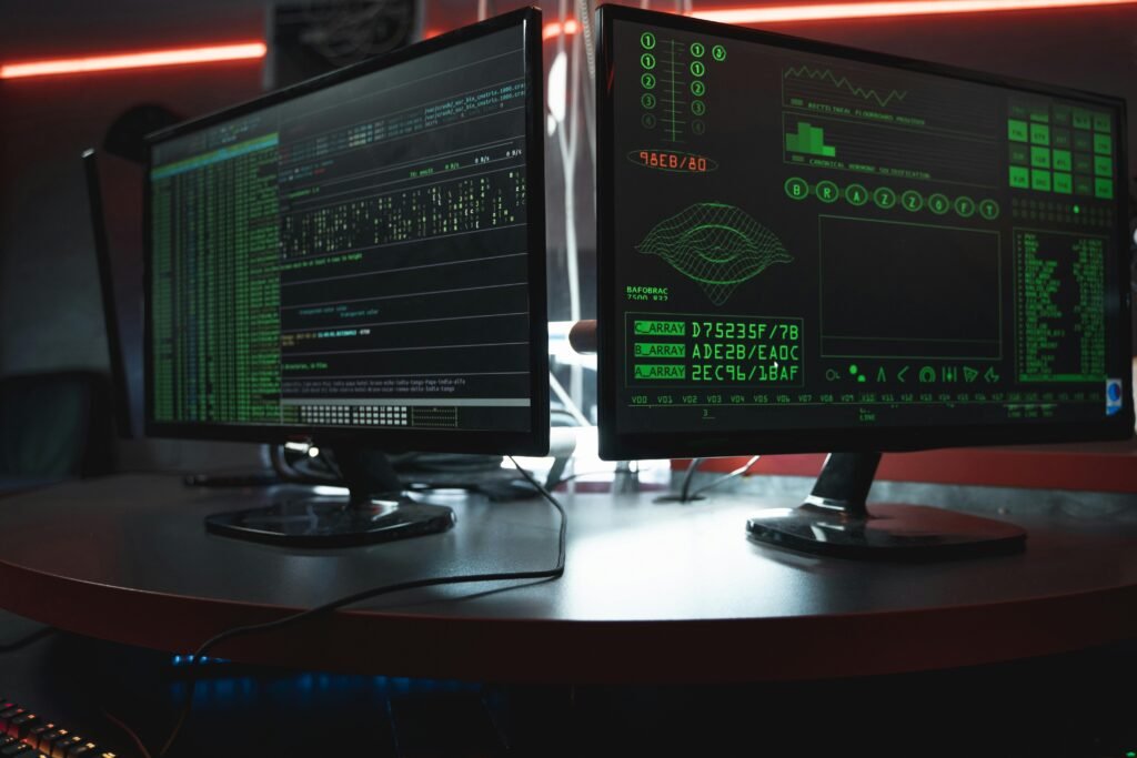 two computer open computer language codes and analytics