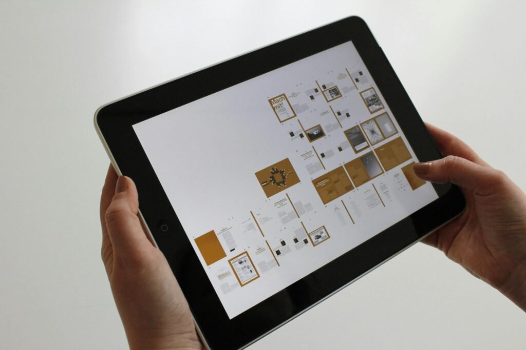 tablet video open
